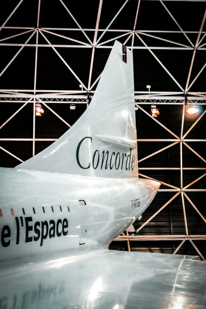 Concorde's legendary tail.